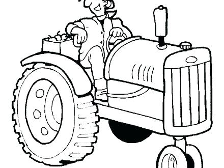 440x330 Tractor Coloring Pages Printable Tractor Coloring Pages John
