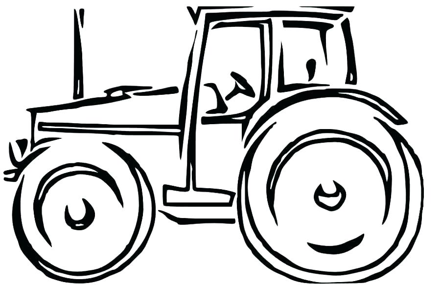 901x583 Enchanting Simple Tractor Coloring Pages Collection