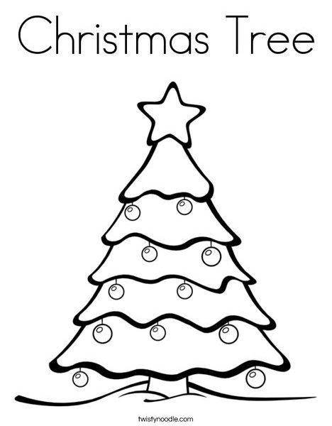 468x600 Simple Design Christmas Tree Coloring Page Christmas Tree Coloring