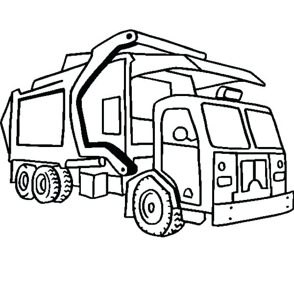 Simple Truck Coloring Pages at GetDrawings | Free download