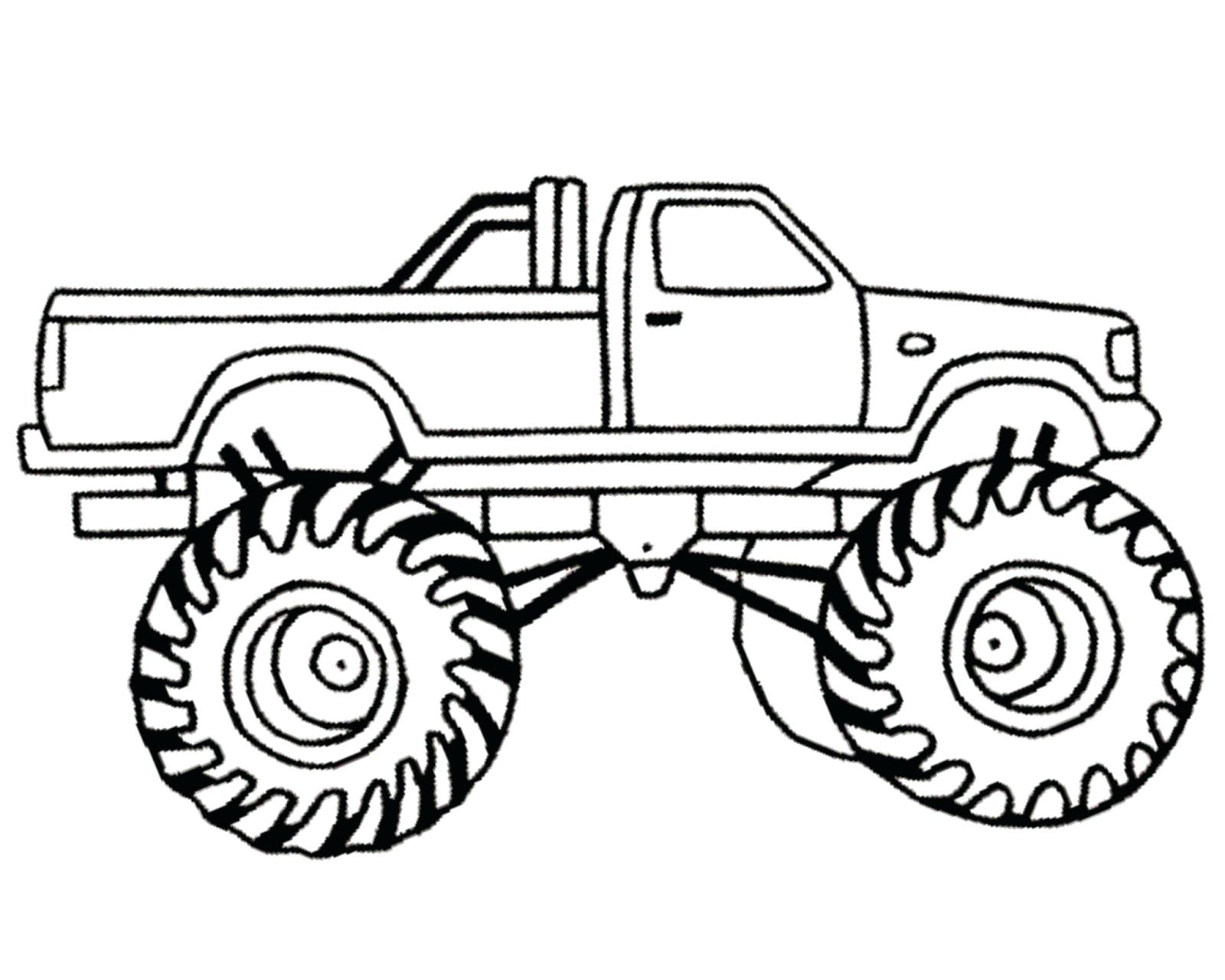 1600x1280 New Coloring Coloring Pages Of Monster Trucks Simple Truck Free