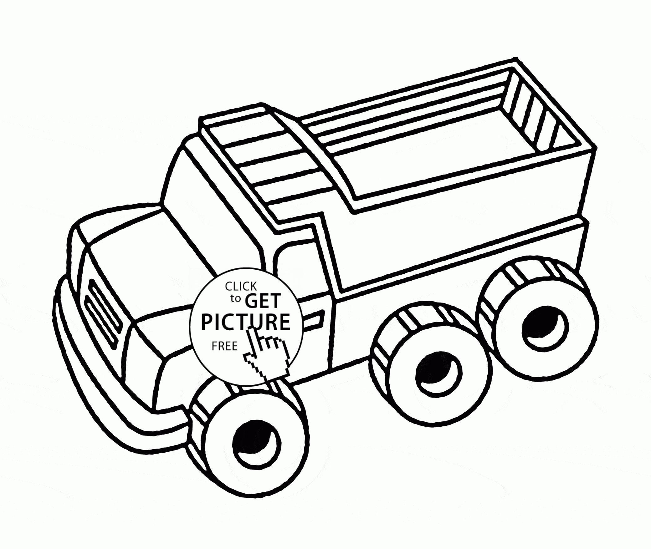 2080x1755 Simple Truck Coloring Pages Simple Colorings