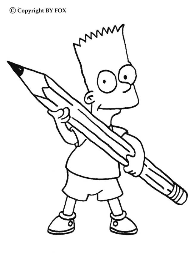 638x850 The Simpsons Coloring Pages