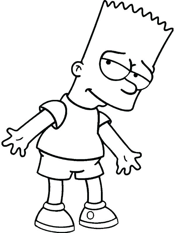 Simpsons Characters Coloring Pages at GetDrawings | Free download