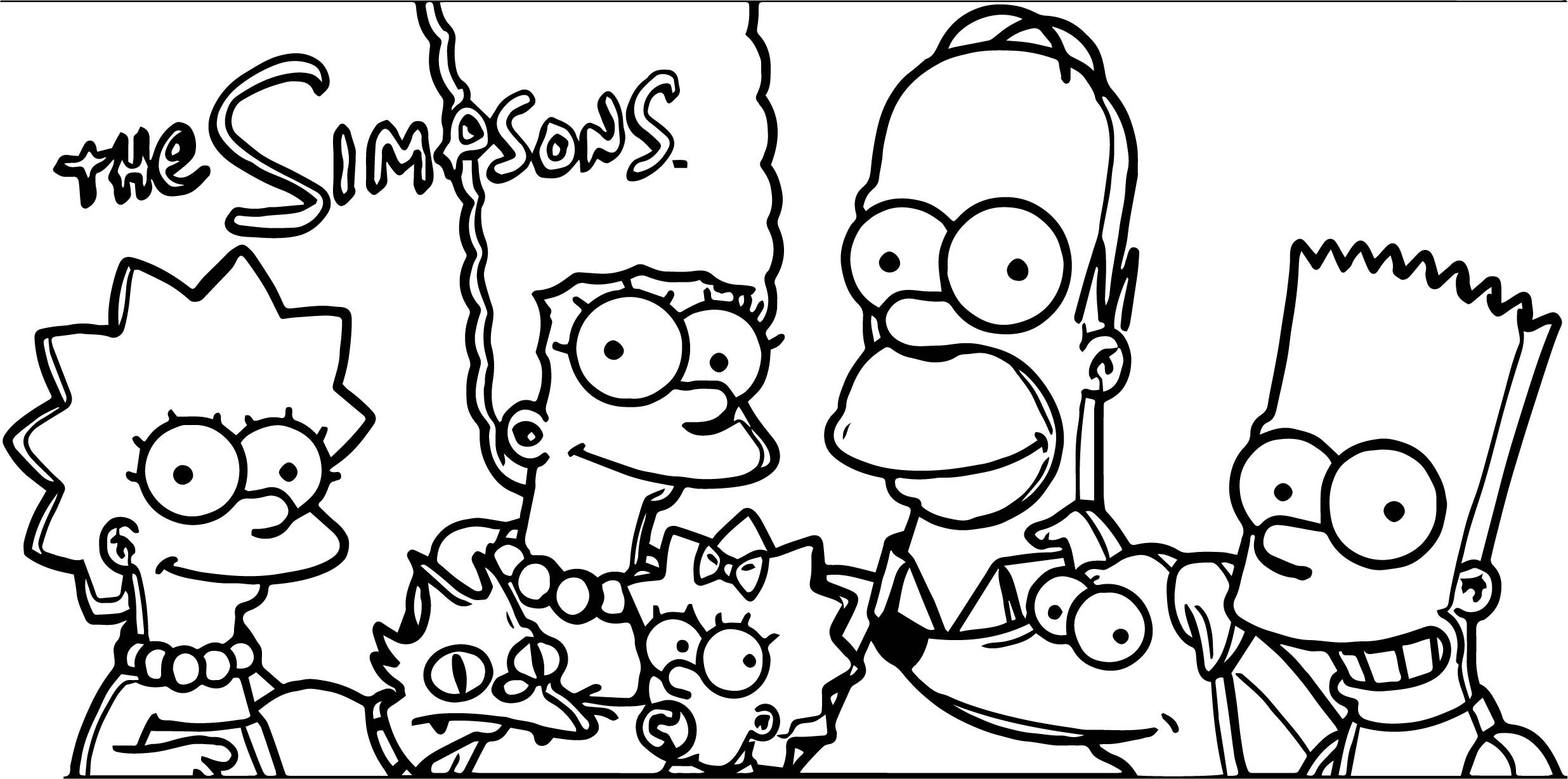 2472x1228 Simpsons Coloring Pages Key Page Awesome Art The Ribsvigyapan