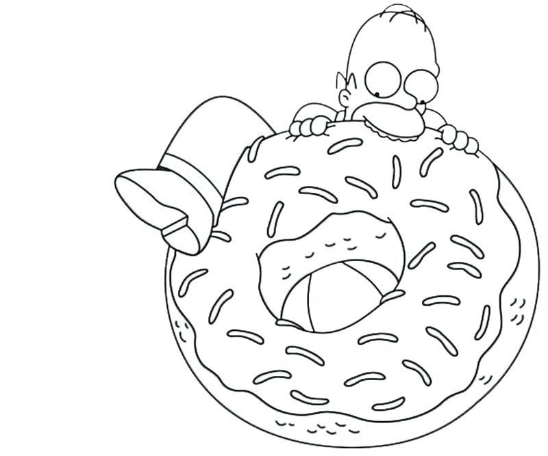 800x667 Simpsons Coloring Pages Coloring Page Free Simpsons Coloring Pages