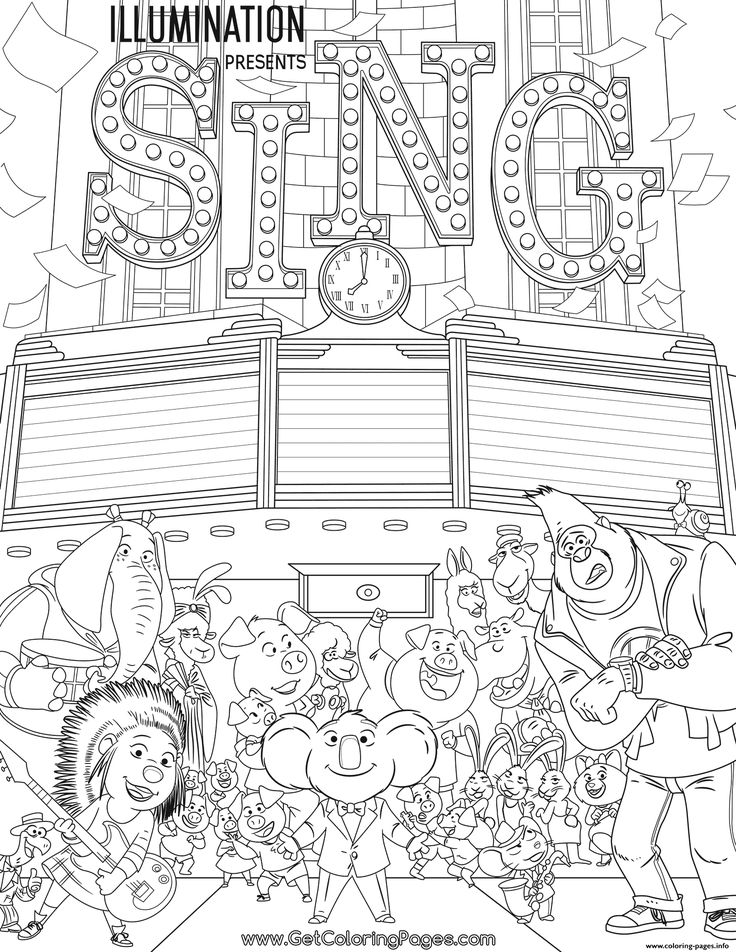 736x952 Coloring Sing Rosita