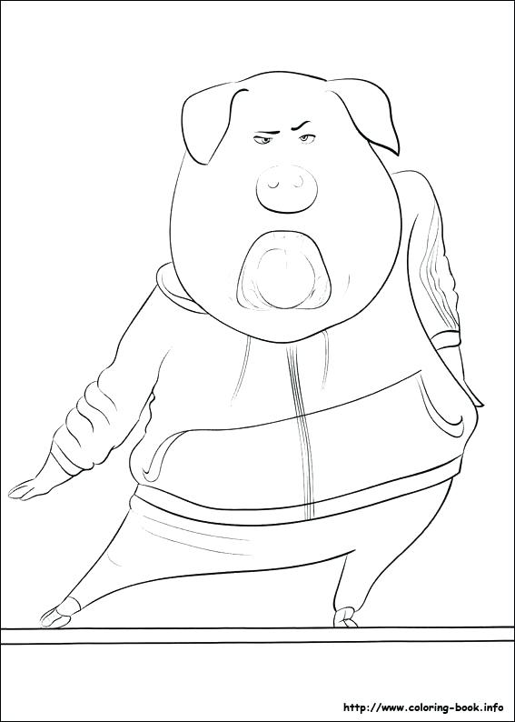 567x794 Sing Movie Coloring Pages Sing Coloring Pages Coloring Pages