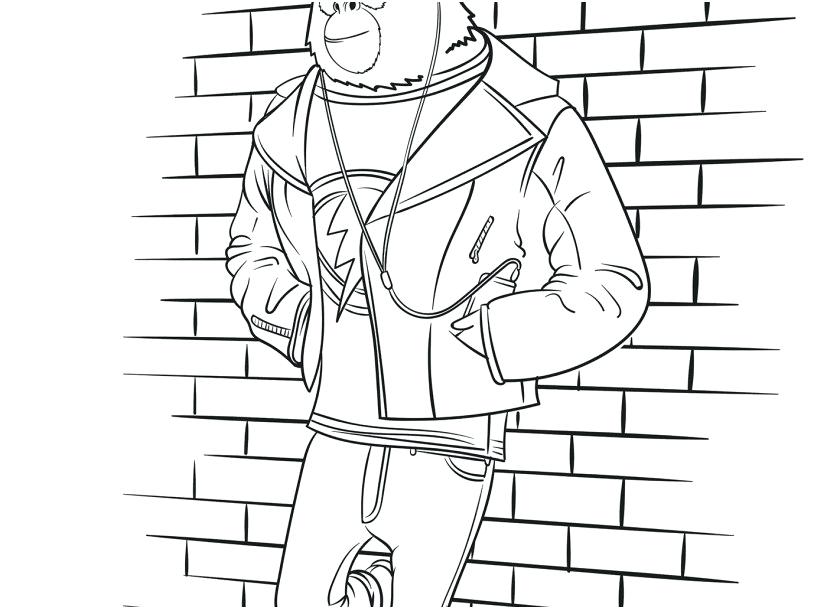 827x609 Sing Movie Coloring Pages Icontent