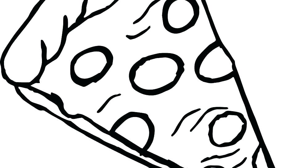 960x544 Pizza Coloring Pictures