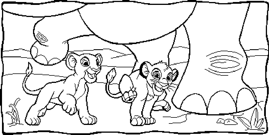 937x469 Lion King Simba Coloring Pages Free Printable For Kids To Download