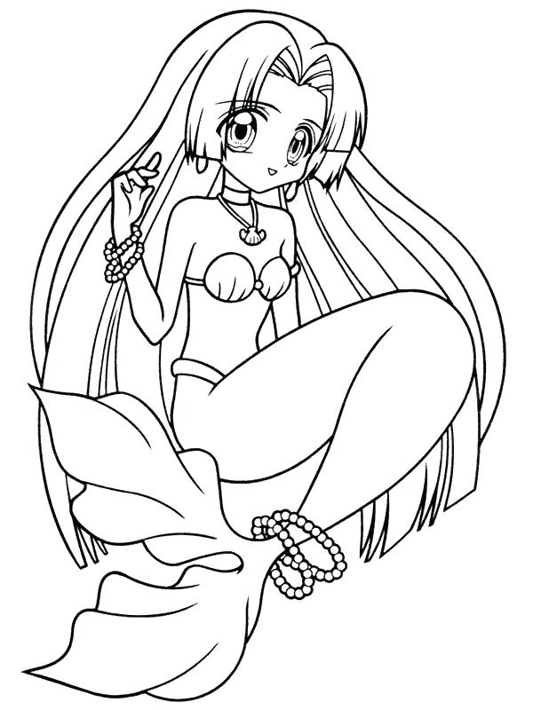 600x800 Mermaid Printable Coloring Pages Coloring Collection