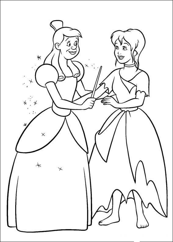 567x794 Cinderella's Sister Is Bad Coloring Page Cinderella Pages
