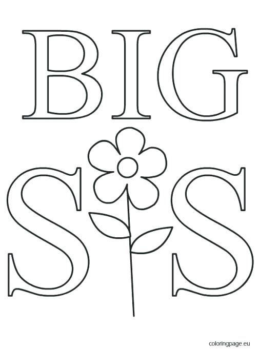 505x683 I Love My Sister Coloring Pages