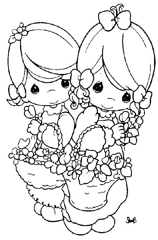 520x792 Sister Coloring Page Coloring Pages Precious Moments Picture