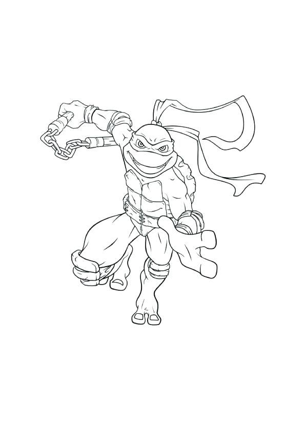 595x842 Michelangelo Coloring Page Coloring Pages Ninja Turtle Coloring