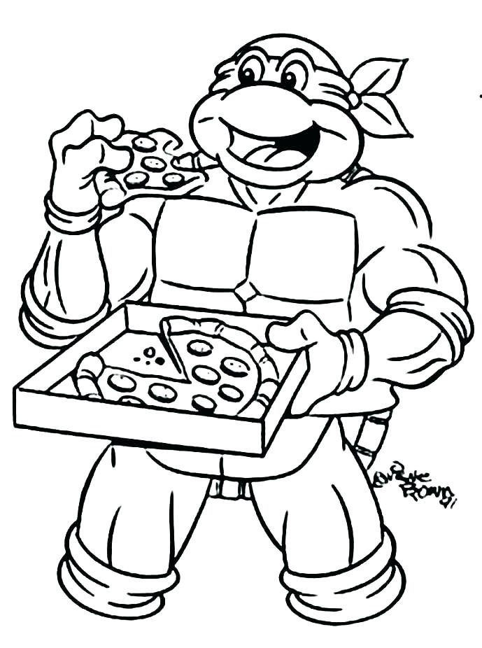 689x926 Michelangelo Coloring Pages Coloring Pages Turtle Coloring Pages