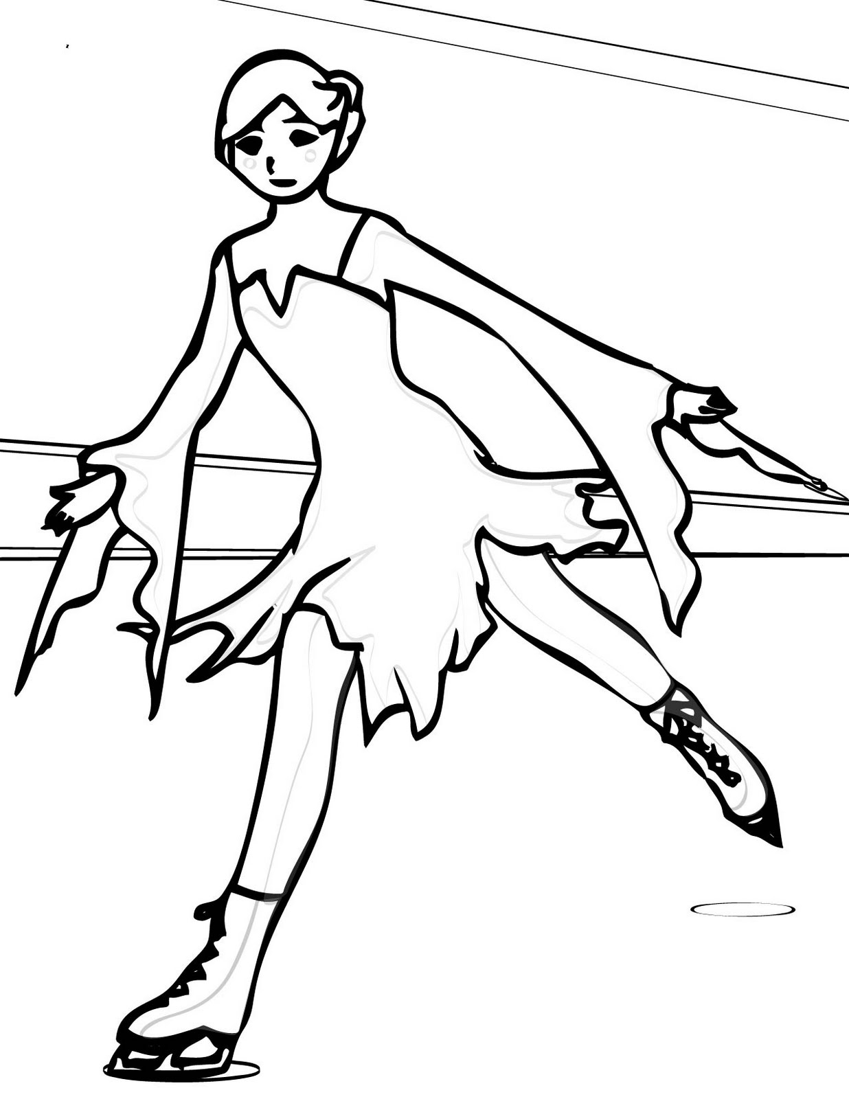 1236x1600 Ice Skating Coloring Pages Team Colors