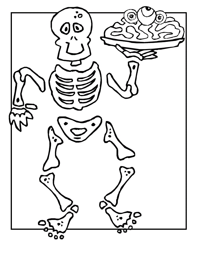 680x880 Skeleton Coloring Page Beautiful Free Printable Skeleton Coloring