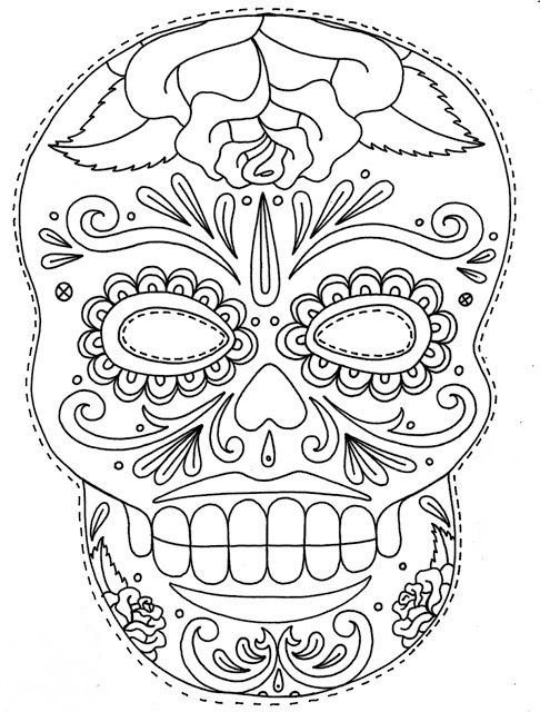 486x640 Plantilla Day Of The Dead