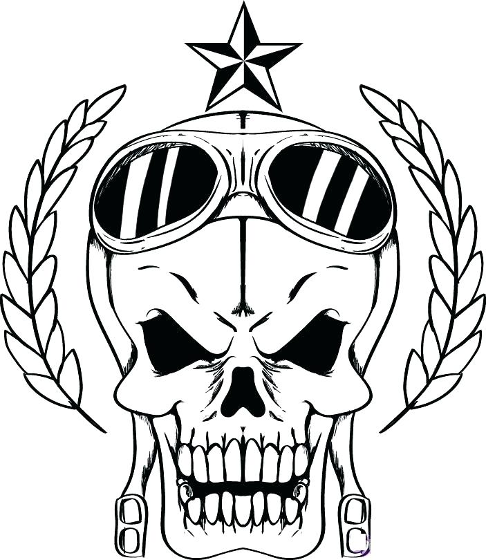 703x810 Skull And Bones Coloring Pages Vanda