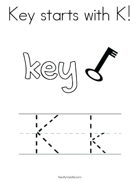 468x605 Key Coloring Page Key Coloring Page K Coloring Page Key Coloring