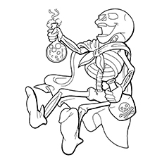 230x230 Top Skull Coloring Pages For Your Little One