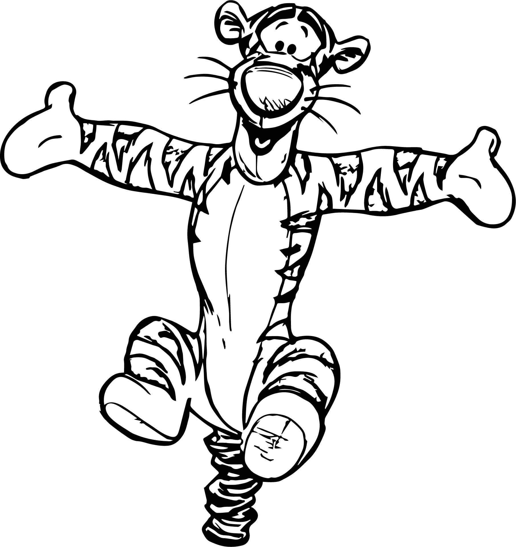 1809x1916 Tigger Coloring Pages Images Free Coloring Pages
