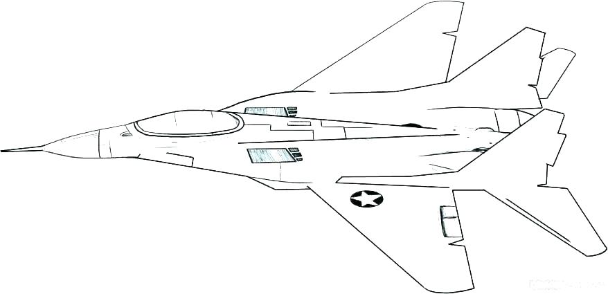 878x425 Planes Coloring Pages Fighter Jet Coloring Page Air Force