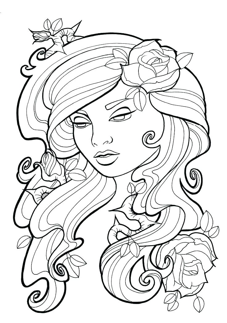 736x1050 Roses To Color And Print Roses To Color And Print Rose Color Pages