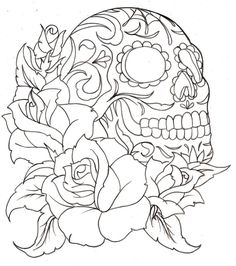 236x266 Day Of The Dead Sugar Skull Tattoo Sugar Skulls