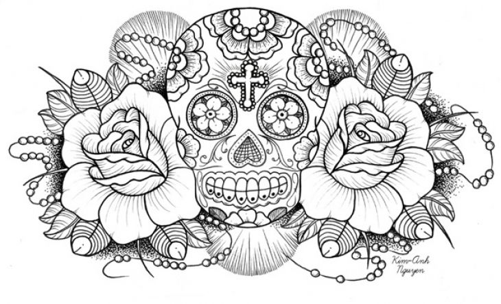 730x443 Color Dia De Los Muertos Pages