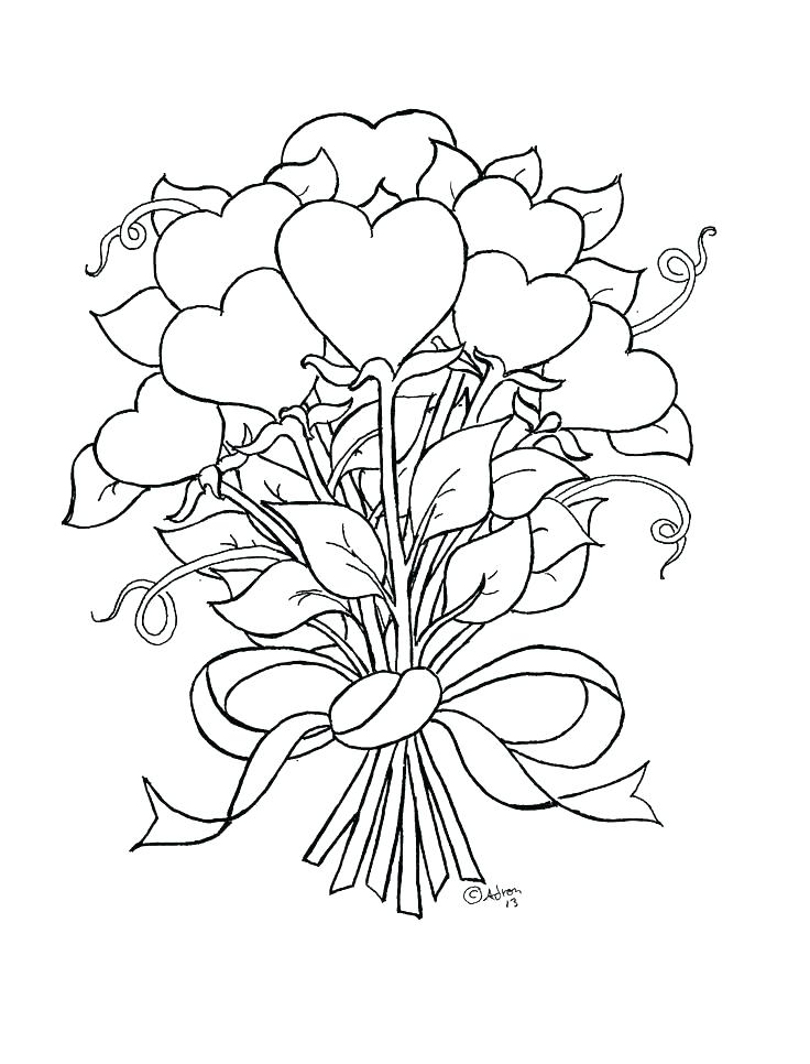 736x966 Coloring Pages Hearts Hearts Roses Coloring Pages Skulls