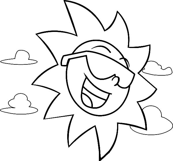 Sky Coloring Page