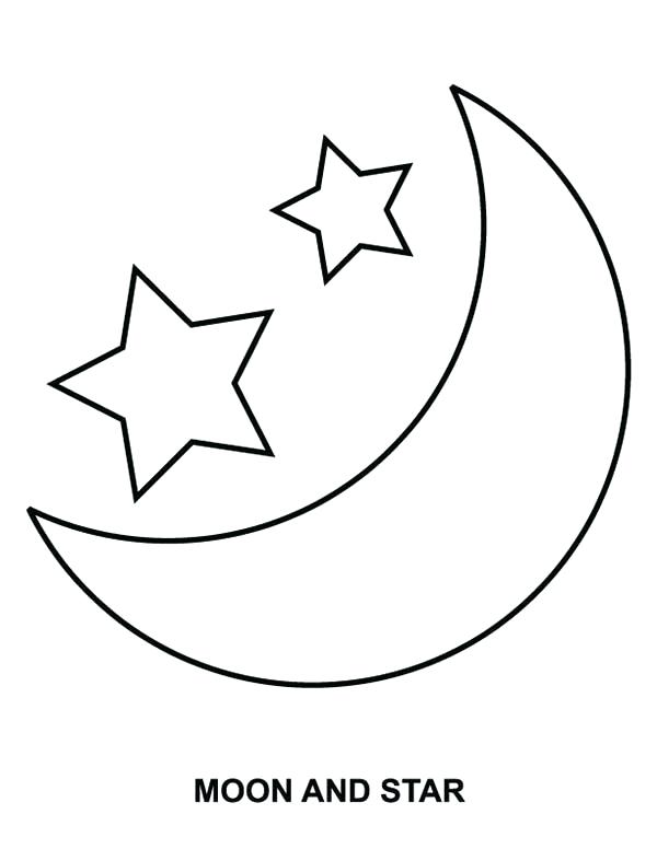 600x776 Sea Star Coloring Page Moon And Star Coloring Page Coloring Sky