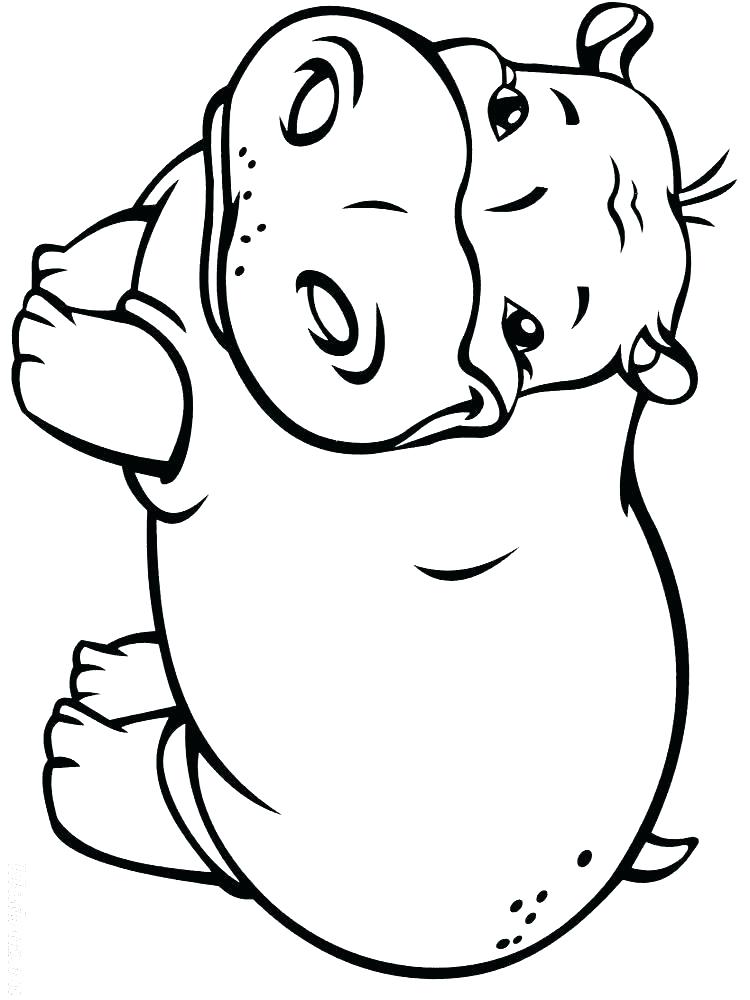 750x1000 Cute Hippo Coloring Sheets Skydiving Page Coloring Pages Collection