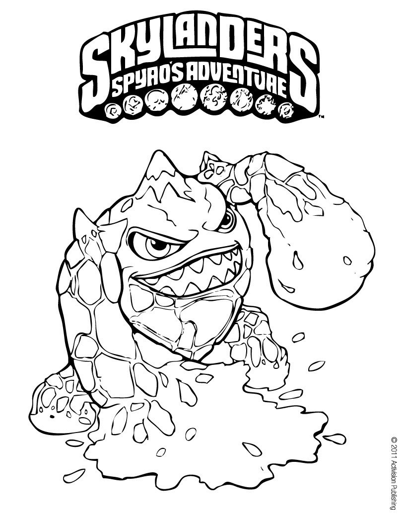 820x1060 Printable Skylanders Coloring Pages Feisty Frugal Fabulous