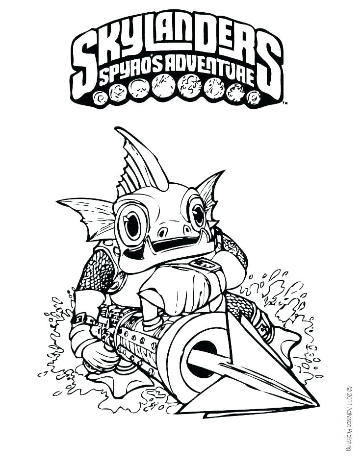 736x951 Skylanders Giants Coloring Pages Trigger Happy
