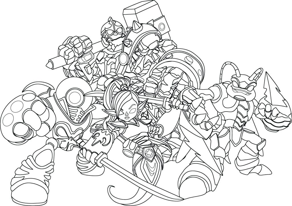 1024x722 Skylanders Color Pages Giants Printable Coloring Pages Skylanders