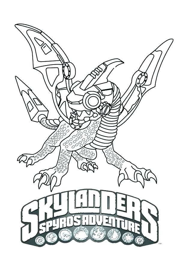 600x849 Skylander Color Pages Coloring Pages To Print Coloring Books