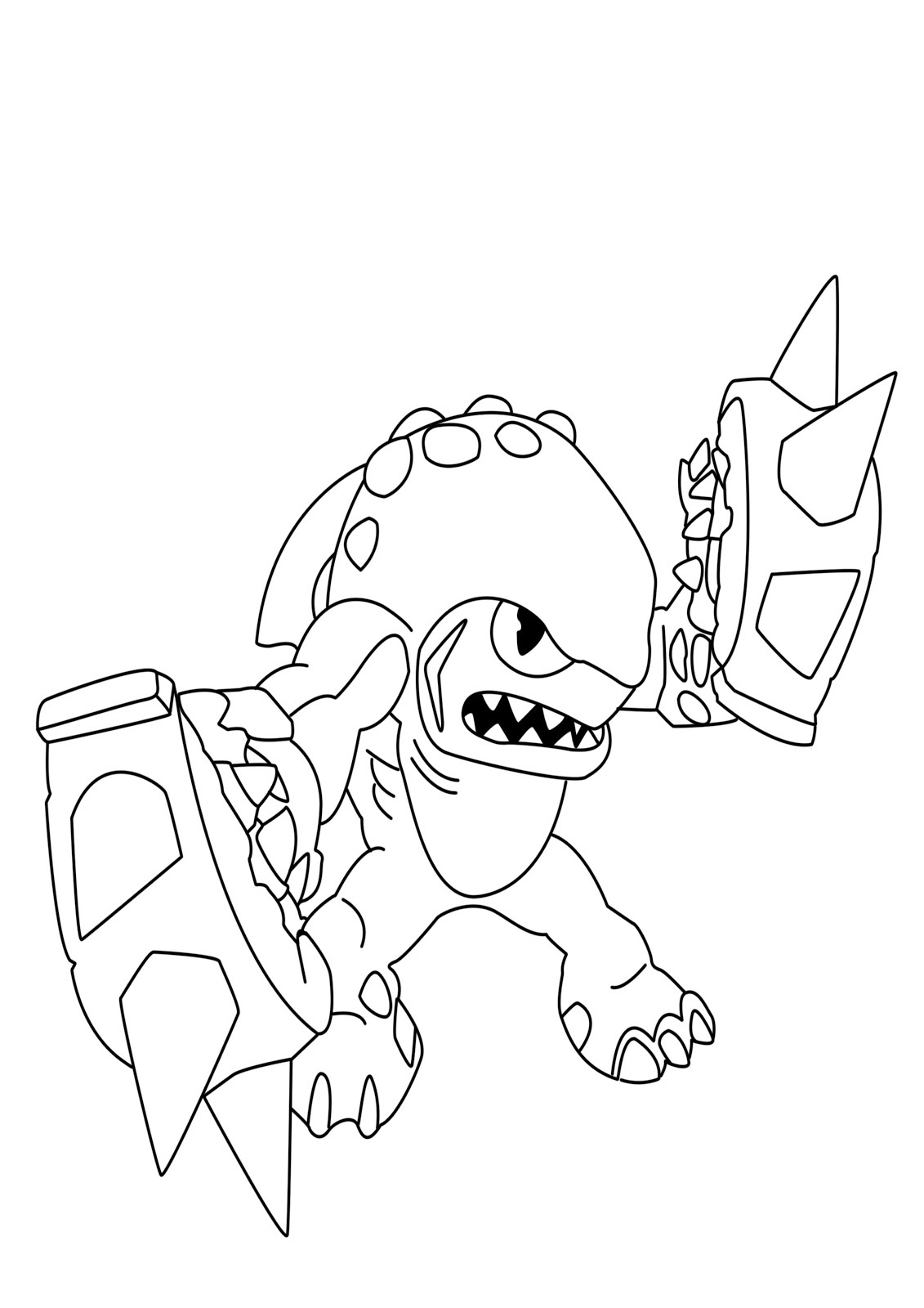 1131x1600 Skylanders Giants Life Stealth Elf Coloring Pages Free