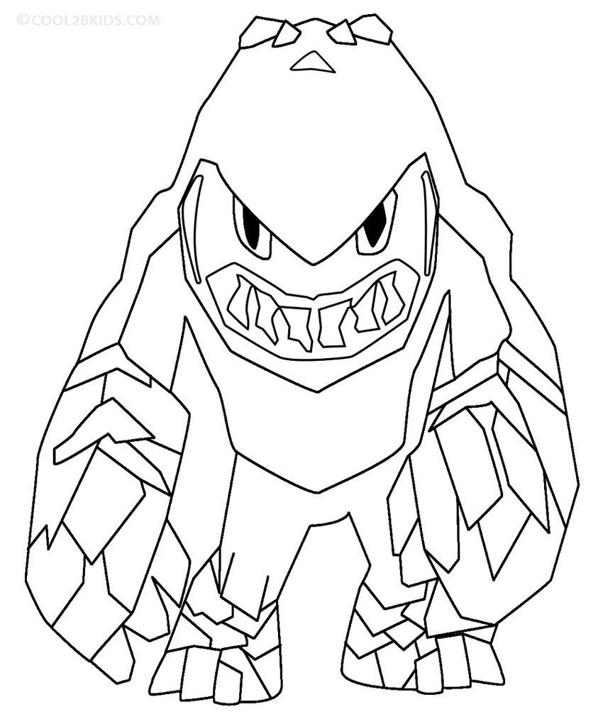 850x1014 Printable Skylander Giants Coloring Pages For Kids