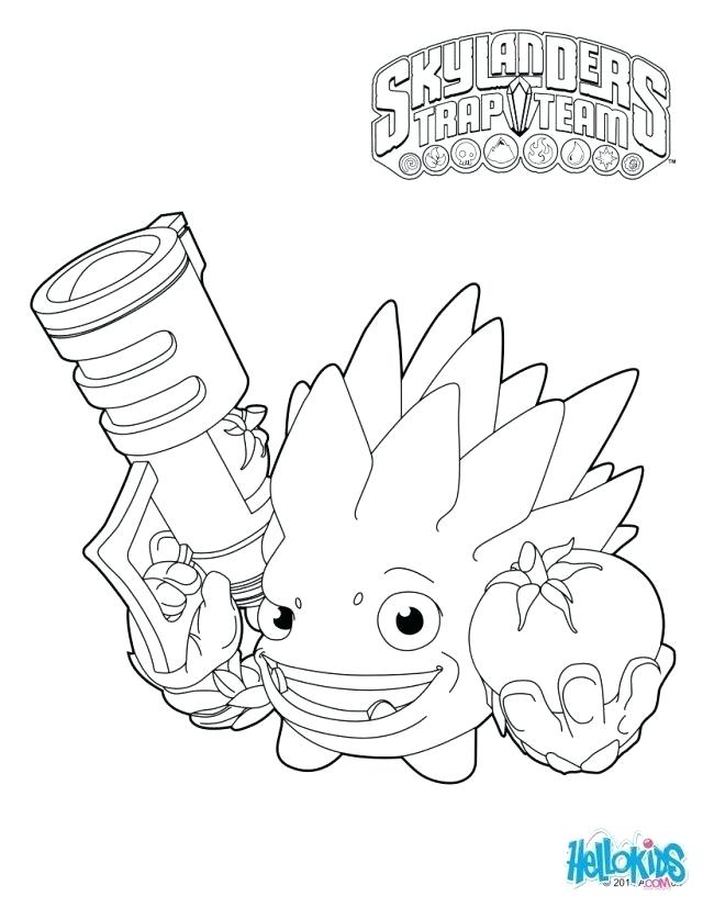 640x827 Skylander Coloring Pages Coloring Trap Team Coloring Pages Food