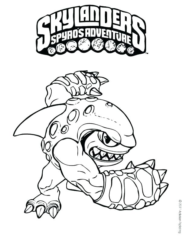 615x795 Skylanders Coloring Pages To Print Free Printable Giants Trap Team