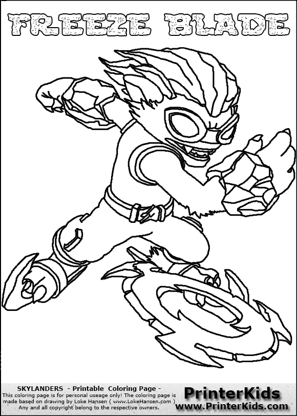 580x812 Skylanders Swap Force Coloring Pages To Print
