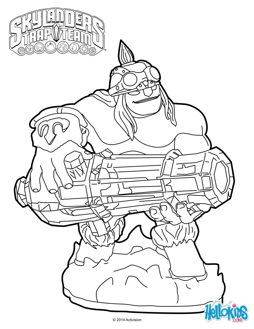 820x1060 Skylanders Trap Team Coloring Pages New Ka Boom Coloring Pages