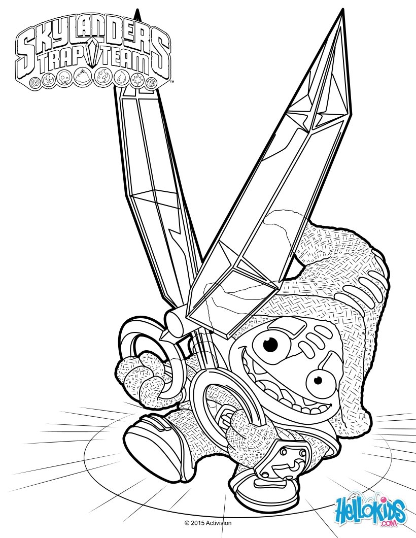 820x1060 Voici Un Joli Coloriage De Skylanders Trap Team Voici Un