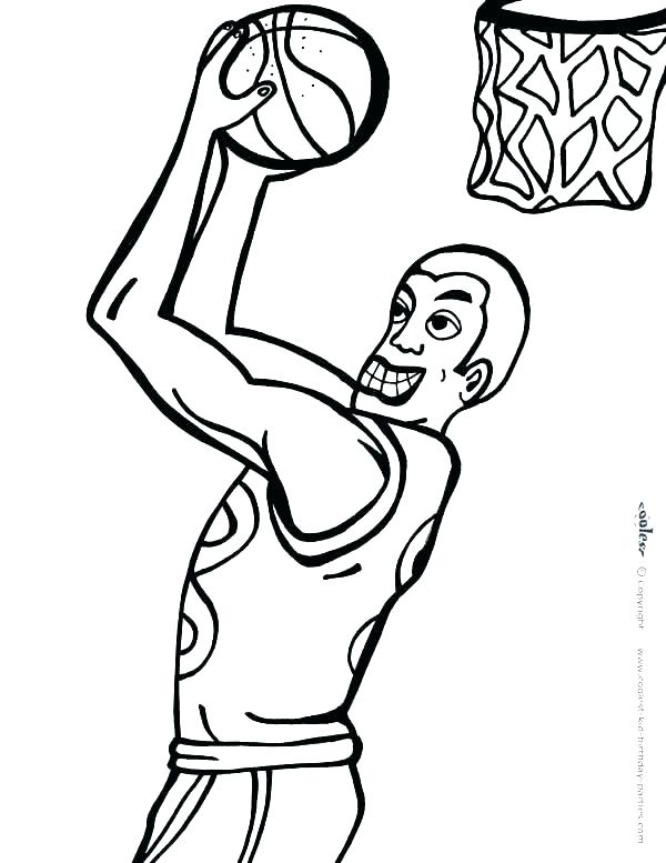 Slam Dunk Coloring Pages at GetDrawings | Free download