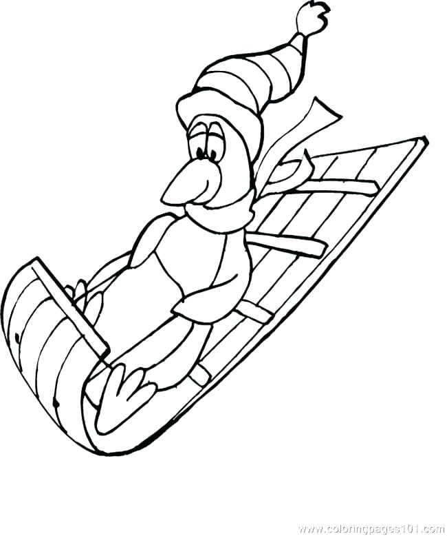 650x778 Sled Coloring Pages Easy Coloring Pages Full Size Of Coloring