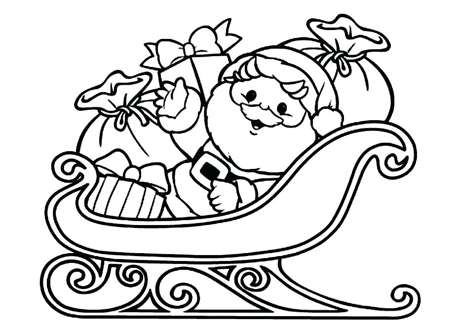 924x660 Kids Playing Sled In The Winter Coloring Pages